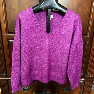 LUCKY BRAND, V NECK, HIGH LOW, SUPER SOFT SWEATER SIZE XL